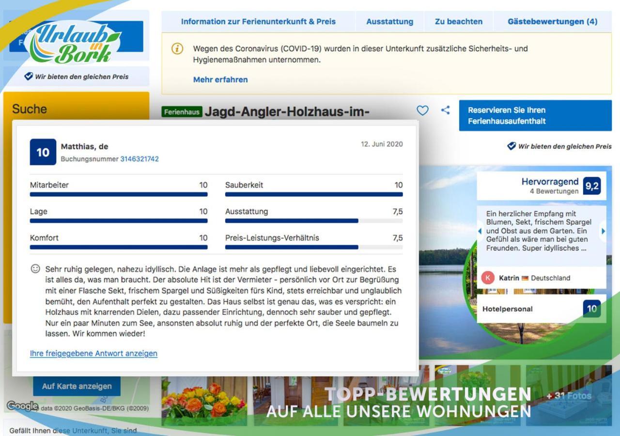 Jagd-Angler-Suite-04-Im-Wald-Am-See 퀴리츠 외부 사진